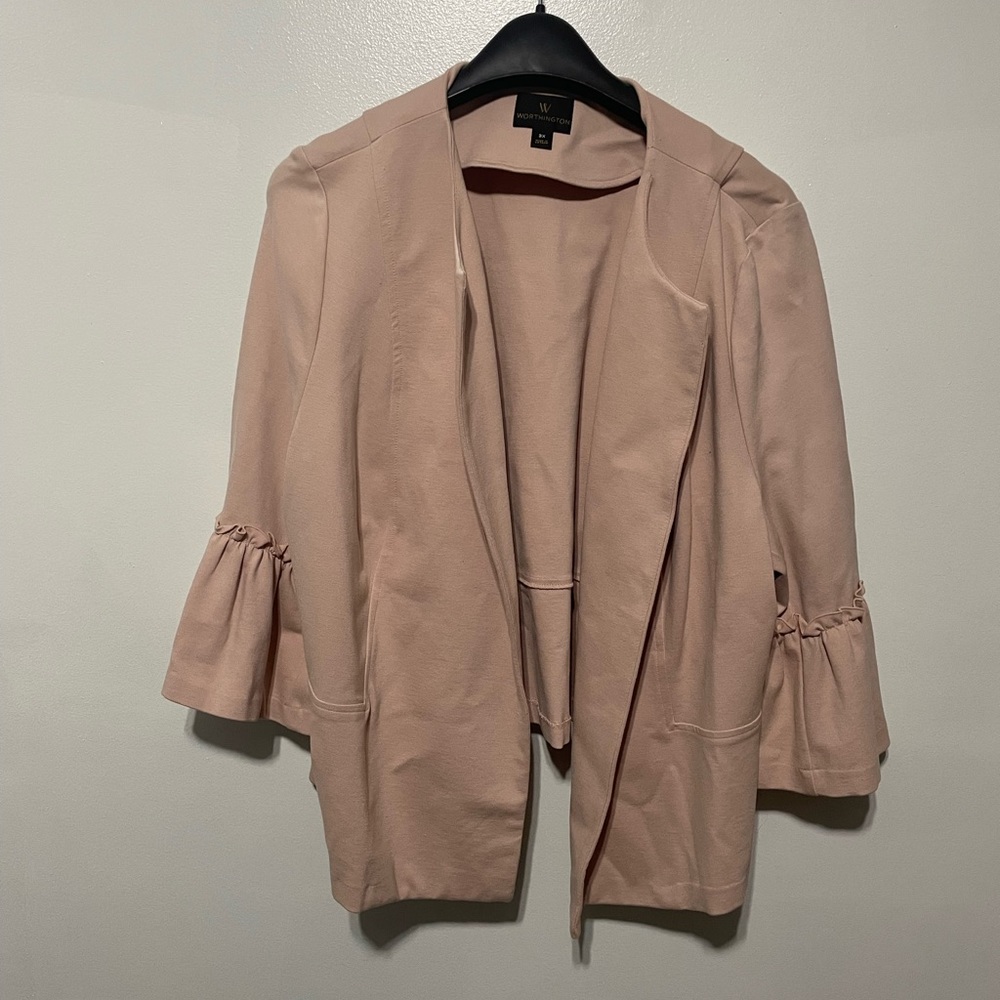 Plus size pink jacket. Size 3x.